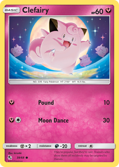 Clefairy - Hidden Fates - #39 - Pokemon TCG card