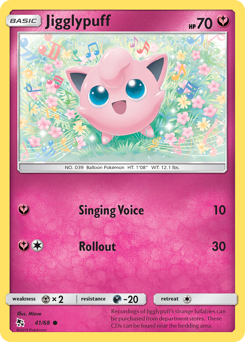 Jigglypuff - Hidden Fates - #41 - Pokemon TCG card