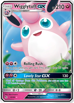 Wigglytuff-GX - Hidden Fates - #42 - Pokemon TCG card