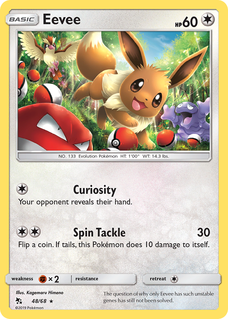 Eevee - Hidden Fates - #48 - Pokemon TCG card