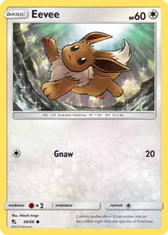 Eevee #49 Eevee - Hidden Fates - #49 - Pokemon TCG card