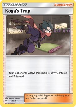 Koga's Trap - Hidden Fates - #59 - Pokemon TCG card