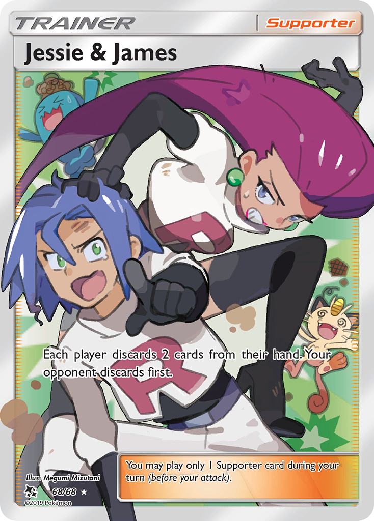 Jessie & James - Hidden Fates - #68 - Pokemon TCG card