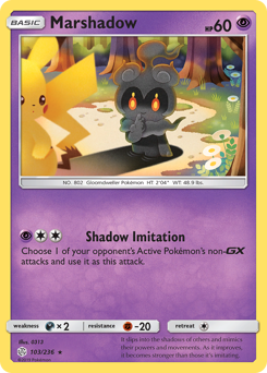 Marshadow - Cosmic Eclipse - #103 - Pokemon TCG card