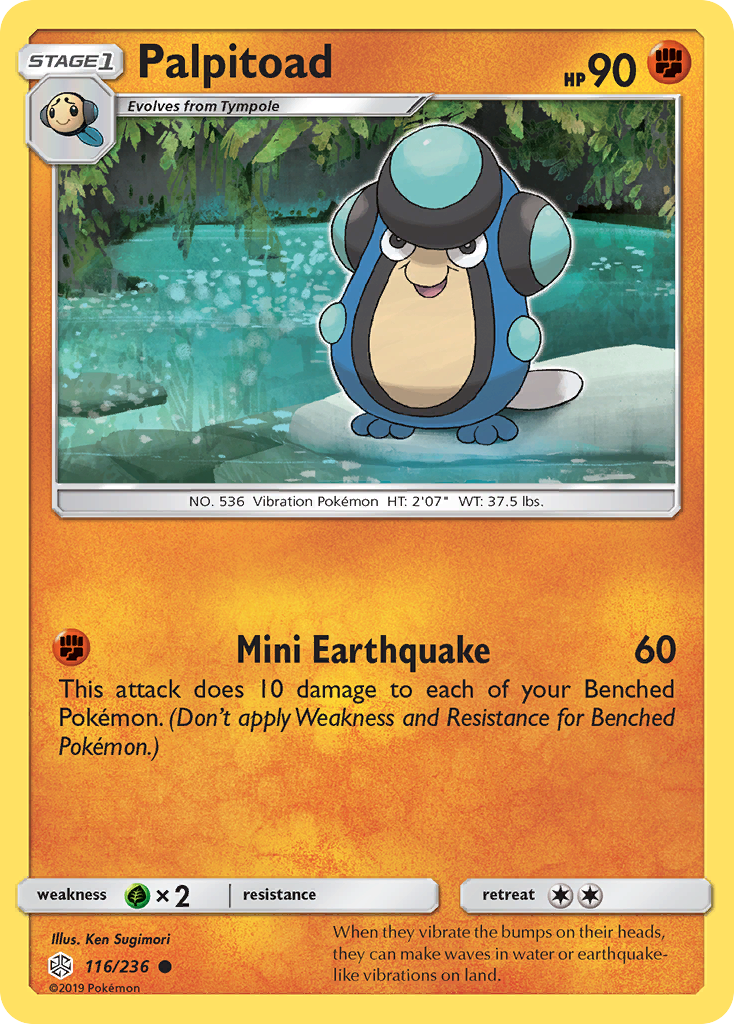 Palpitoad - Cosmic Eclipse - #116 - Pokemon TCG card