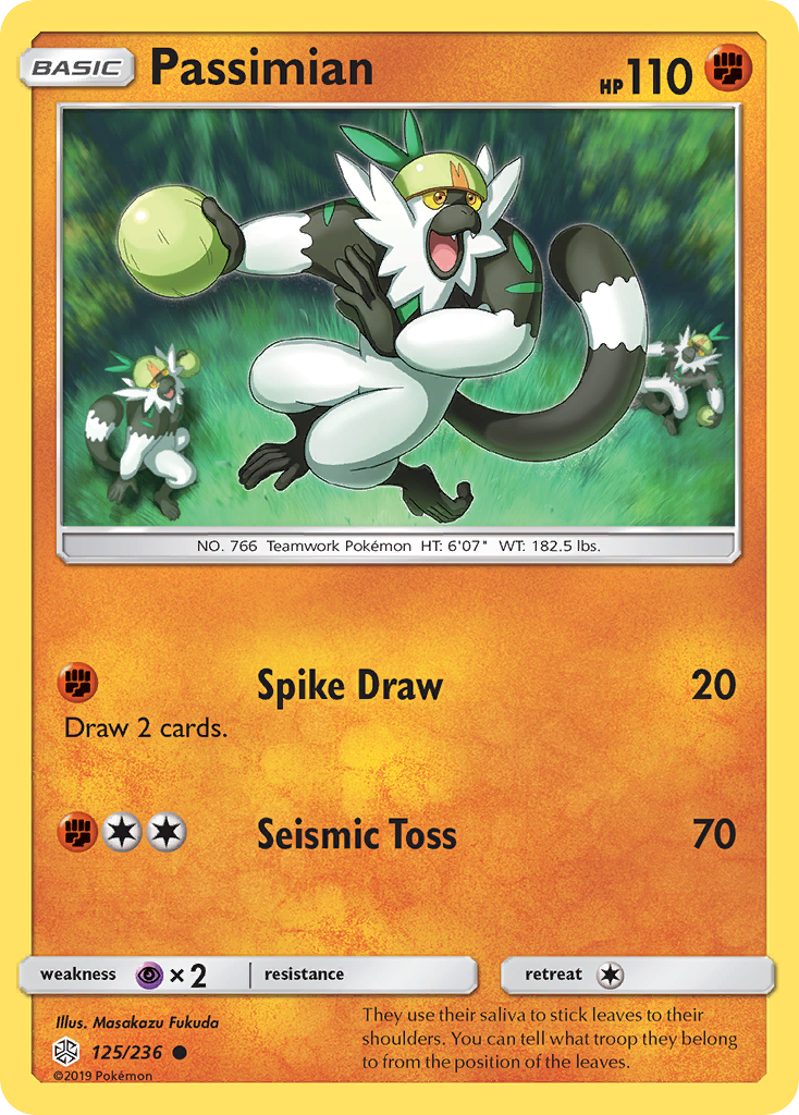 Passimian - Cosmic Eclipse - #125 - Pokemon TCG card
