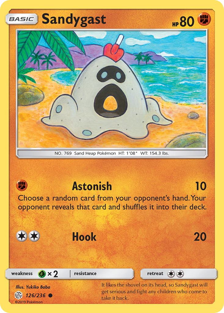 Sandygast - Cosmic Eclipse - #126 - Pokemon TCG card