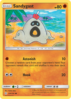 Sandygast - Cosmic Eclipse - #126 - Pokemon TCG card