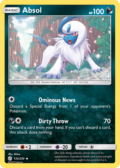 Absol #133 Absol - Cosmic Eclipse - #133 - Pokemon TCG card