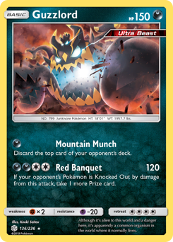 Guzzlord #136 Guzzlord - Cosmic Eclipse - #136 - Pokemon TCG card