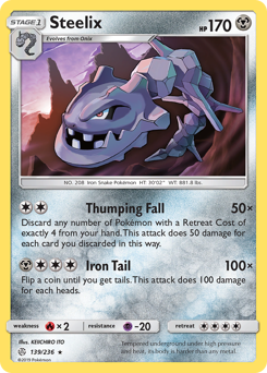 Steelix - Cosmic Eclipse - #139 - Pokemon TCG card