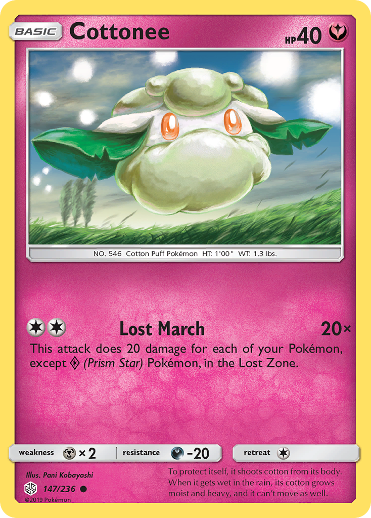 Cottonee - Cosmic Eclipse - #147 - Pokemon TCG card