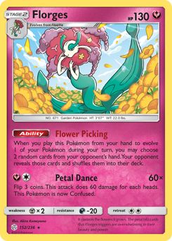 Florges #152 Florges - Cosmic Eclipse - #152 - Pokemon TCG card