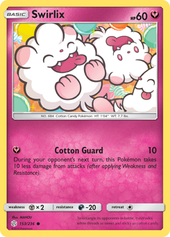 Swirlix #153 Swirlix - Cosmic Eclipse - #153 - Pokemon TCG card
