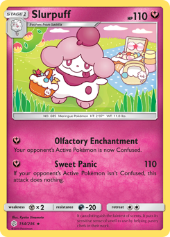 Slurpuff #154 Slurpuff - Cosmic Eclipse - #154 - Pokemon TCG card