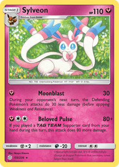Sylveon #155 Sylveon - Cosmic Eclipse - #155 - Pokemon TCG card