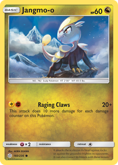 Jangmo-o - Cosmic Eclipse - #160 - Pokemon TCG card