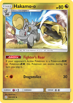 Hakamo-o - Cosmic Eclipse - #162 - Pokemon TCG card
