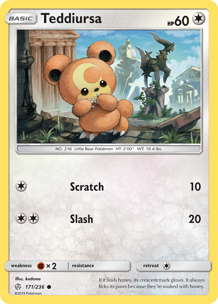 Teddiursa - Cosmic Eclipse - #171 - Pokemon TCG card