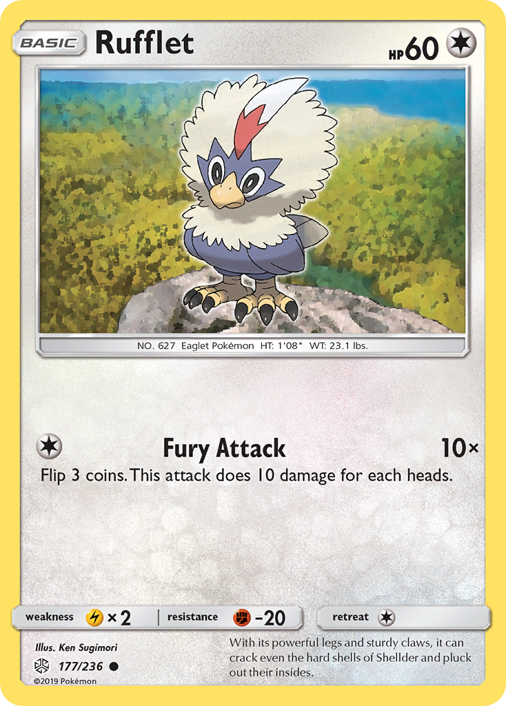 Rufflet - Cosmic Eclipse - #177 - Pokemon TCG card
