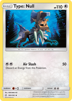 Type: Null #183 Type: Null - Cosmic Eclipse - #183 - Pokemon TCG card