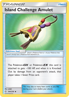 Island Challenge Amulet - Cosmic Eclipse - #194 - Pokemon TCG card