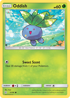 Oddish #2 Oddish - Cosmic Eclipse - #2 - Pokemon TCG card