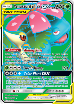 Venusaur & Snivy-GX #210 Venusaur & Snivy-GX - Cosmic Eclipse - #210 - Pokemon TCG card