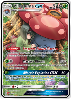 Vileplume-GX #211 Vileplume-GX - Cosmic Eclipse - #211 - Pokemon TCG card