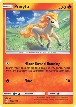 Ponyta #23 Ponyta - Cosmic Eclipse - #23 - Pokemon TCG card