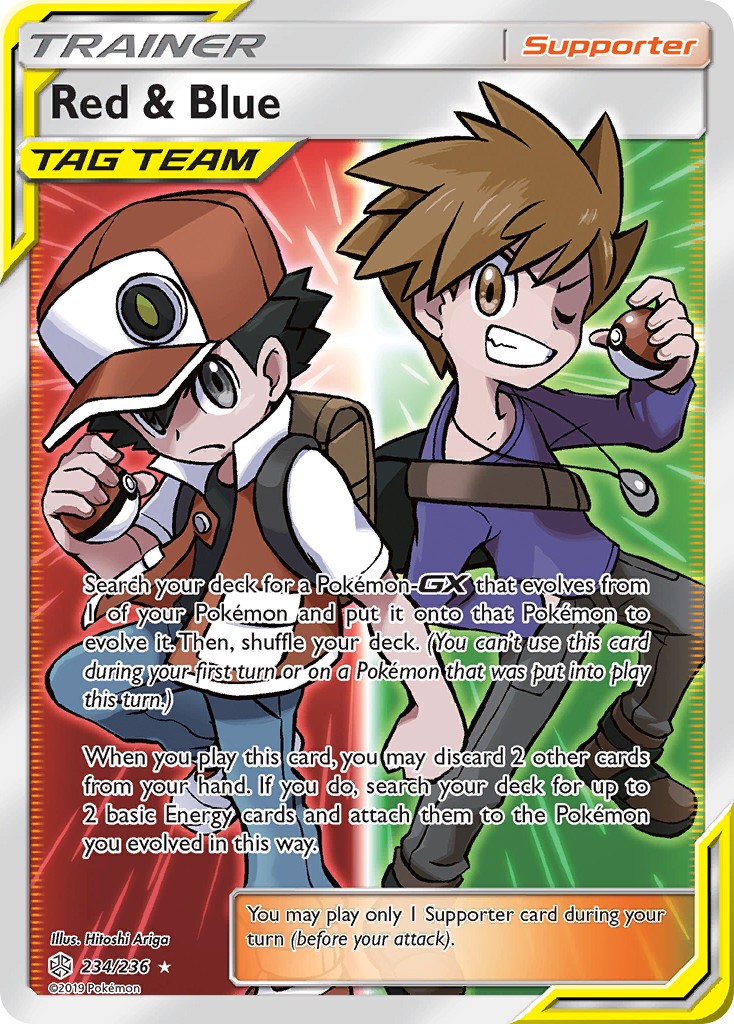 Red & Blue - Cosmic Eclipse - #234 - Pokemon TCG card
