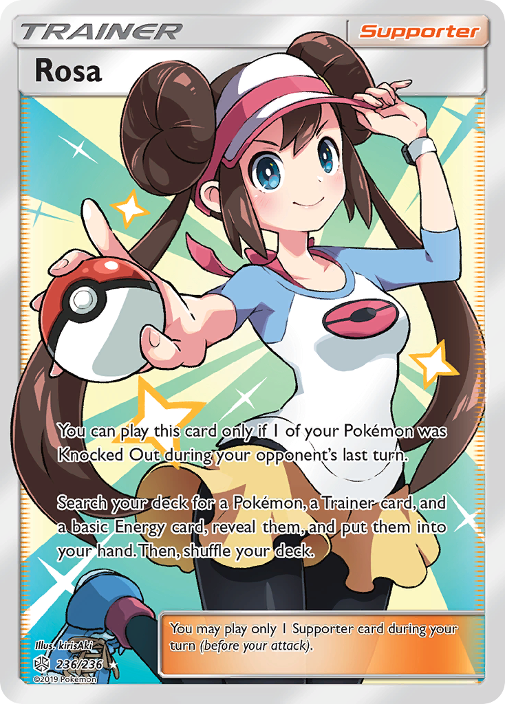Rosa - Cosmic Eclipse - #236 - Pokemon TCG card