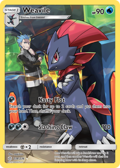 Weavile - Cosmic Eclipse - #238 - Pokemon TCG card