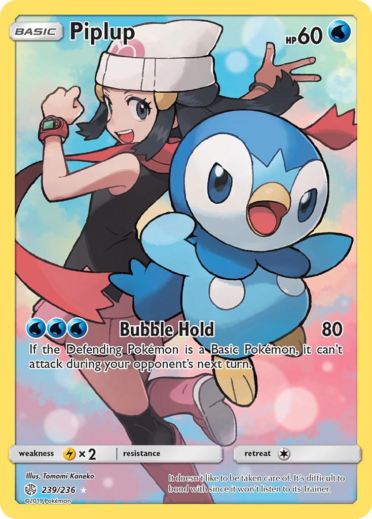 Piplup - Cosmic Eclipse - #239 - Pokemon TCG card
