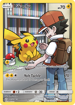 Pikachu #241 Pikachu - Cosmic Eclipse - #241 - Pokemon TCG card