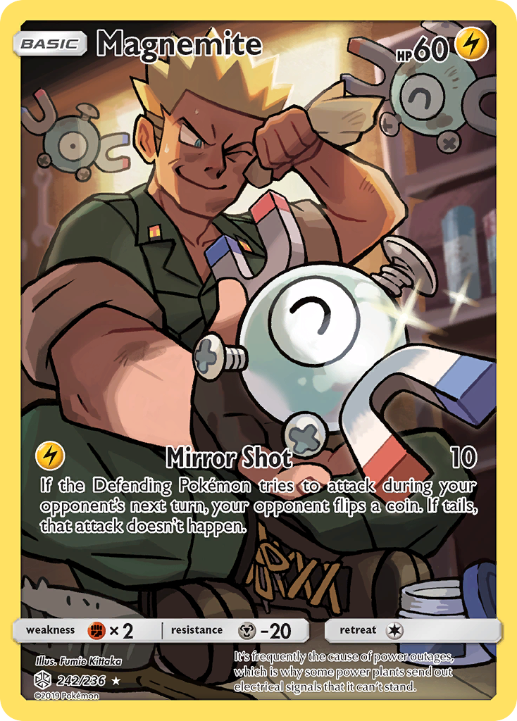 Magnemite - Cosmic Eclipse - #242 - Pokemon TCG card