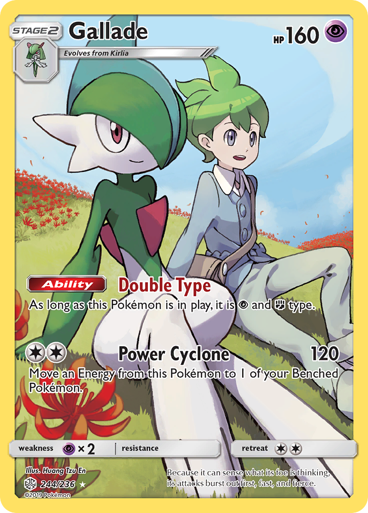 Gallade - Cosmic Eclipse - #244 - Pokemon TCG card