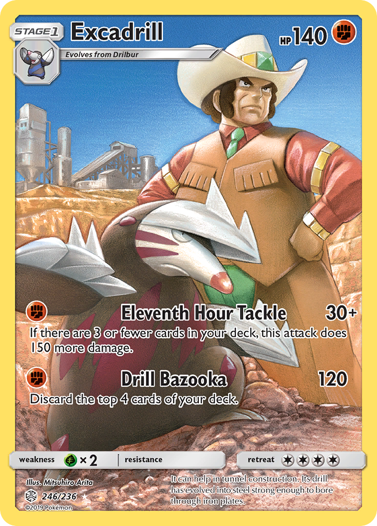 Excadrill - Cosmic Eclipse - #246 - Pokemon TCG card