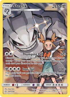 Steelix - Cosmic Eclipse - #247 - Pokemon TCG card