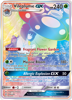 Vileplume-GX #250 Vileplume-GX - Cosmic Eclipse - #250 - Pokemon TCG card