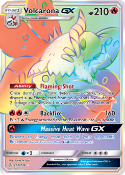 Volcarona-GX #252 Volcarona-GX - Cosmic Eclipse - #252 - Pokemon TCG card