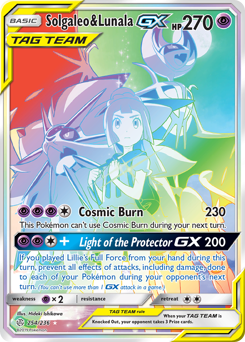 Solgaleo & Lunala-GX #254 Solgaleo & Lunala-GX - Cosmic Eclipse - #254 - Pokemon TCG card