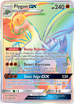 Flygon-GX #256 Flygon-GX - Cosmic Eclipse - #256 - Pokemon TCG card