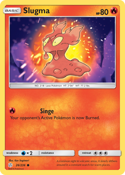 Slugma - Cosmic Eclipse - #26 - Pokemon TCG card