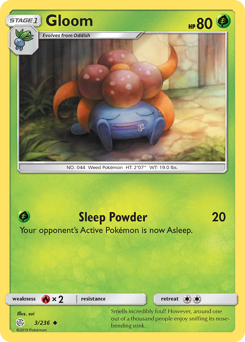 Gloom - Cosmic Eclipse - #3 - Pokemon TCG card
