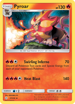 Pyroar #37 Pyroar - Cosmic Eclipse - #37 - Pokemon TCG card