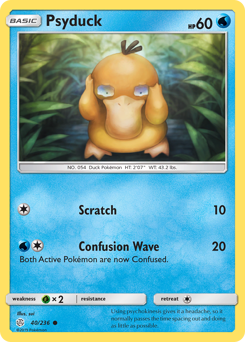 Psyduck - Cosmic Eclipse - #40 - Pokemon TCG card