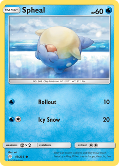 Spheal - Cosmic Eclipse - #49 - Pokemon TCG card