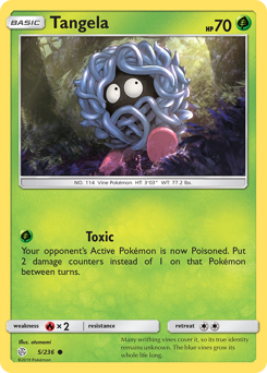 Tangela - Cosmic Eclipse - #5 - Pokemon TCG card