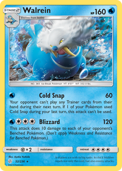 Walrein #52 Walrein - Cosmic Eclipse - #52 - Pokemon TCG card